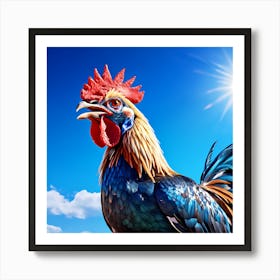 rooster Art Print