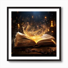 Magic Book Art Print