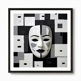 Fragments of Identity: Mask Of Vengeance Art Print