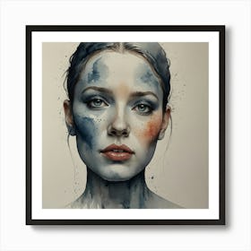 Portrait Of A Woman 8 Art Print