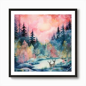 Rose Quartz Noel Reverie Art Print