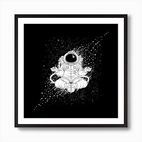 Becoming One With The Universe Square Art Print