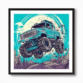 Monster Truck 1 Art Print