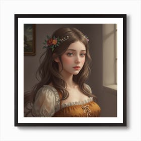 Beautiful Girl Art Print