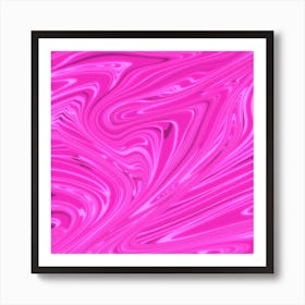 Pink Marble Texture Art Print
