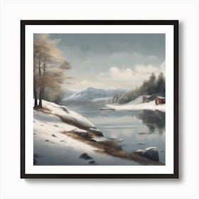 Swedish Winter Art Print