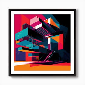 Abstract Building 1 Art Print