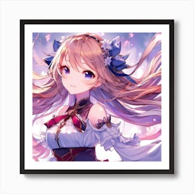 Anime Girl (17) Art Print