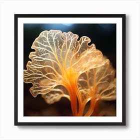 Translucent Filament Microtubule Predatory Leaf 1 Art Print