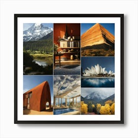 3d Art In Style Ansel Adams (3) Art Print