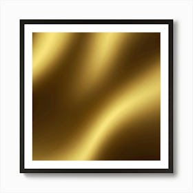 Gold Silk Background Art Print