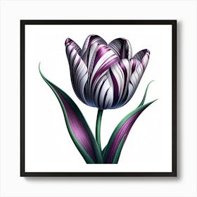 Purple Tulip 3 Póster