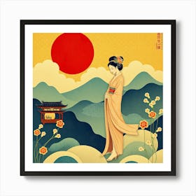 Geisha 33 Art Print