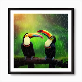 Tropical Downpour Delight 1 Art Print