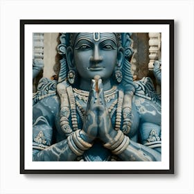 Lord Rama Hindu God Art Print