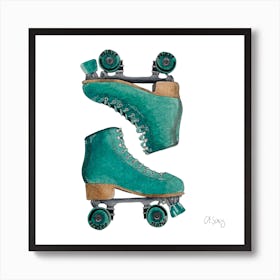 Skates 2 Art Print
