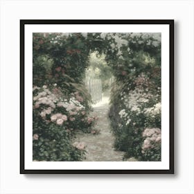 Garden Path Art Print