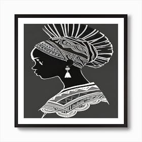 Ijamoh "Black Princess" Art Print