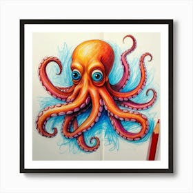 Octopus 115 Art Print