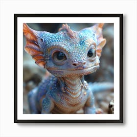 Horned Baby Dragon Art Print