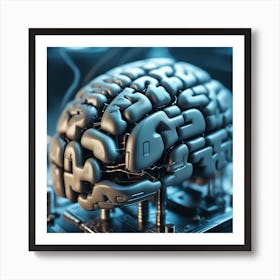 Brain On A Chip 3 Art Print