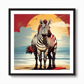 Zebra 2 Art Print