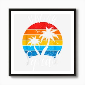 Vacay Squad Family Friends Beach Summer Vacation Trip 2023 Art Print