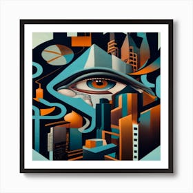 Eye Of The City Art Print