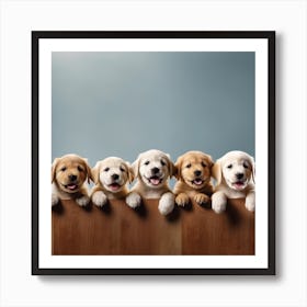 Puppy Stock Videos & Royalty-Free Footage 2 Art Print