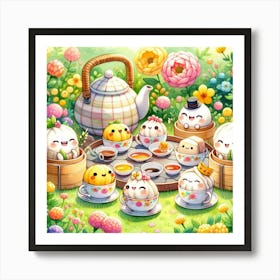 Tea Party dim sum Poster