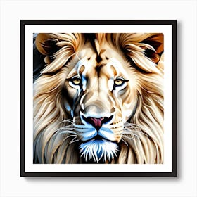 Lion Painting 87 Art Print