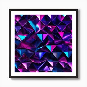 Abstract Triangles 3 Art Print