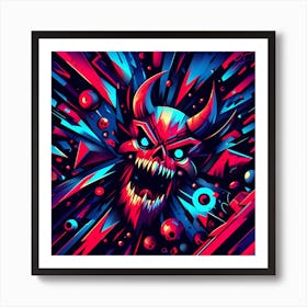 Demon Face Art Print