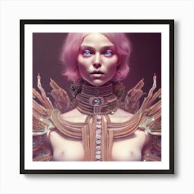 Futuristic Woman Art Print