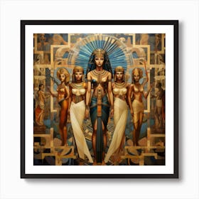 Egyptian Women 4 Art Print