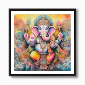 Ganesha 2 Art Print