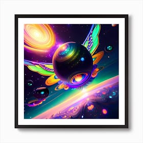 Psychedelic Art 16 Art Print