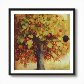 Apple Tree Nutmeg Wall Art Art Print