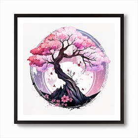 Cherry Blossom Tree 12 Art Print