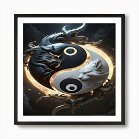 Yin And Yang 1 Art Print