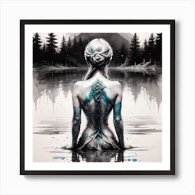 Lady of the Lake Art Print