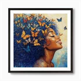 Butterfly Girl 36 Affiche