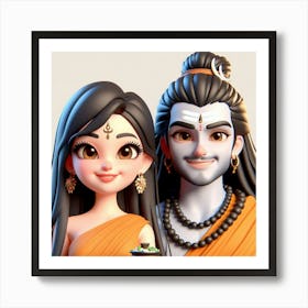 Lord Shiva 8 Art Print