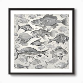 Strange Fish Surreal Art Print