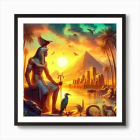 Hours The Pharaoh Art Print