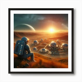 Alien City Art Print