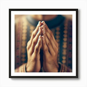 Islamic Man Praying Art Print