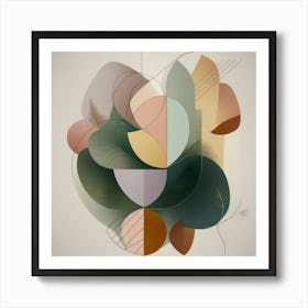 Abstract Painting Soft Pastel 1 Art Print