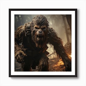 Star Wars Chewbacca Art Print