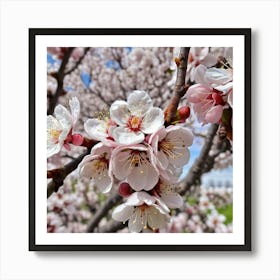 Blossoming Cherry Tree Art Print